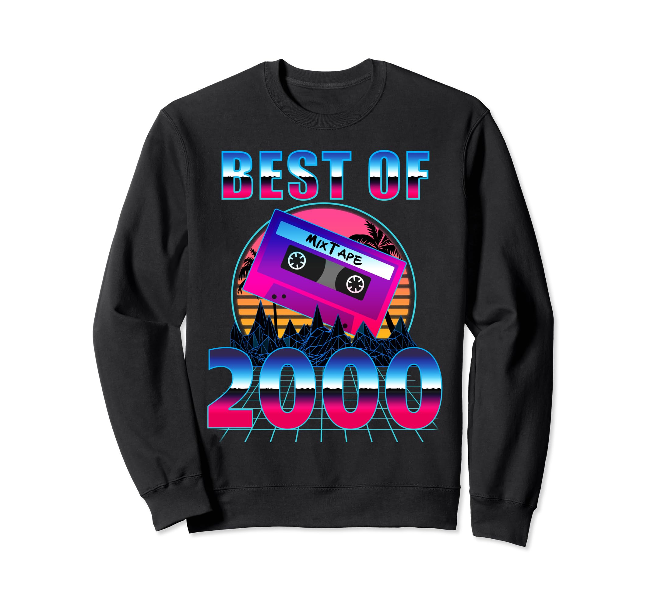 Best 2000 24 Years Old Cassette Tape Sweatshirt - Graphic Print Men Women - T-Shirt, Sweatshirt, Hoodie