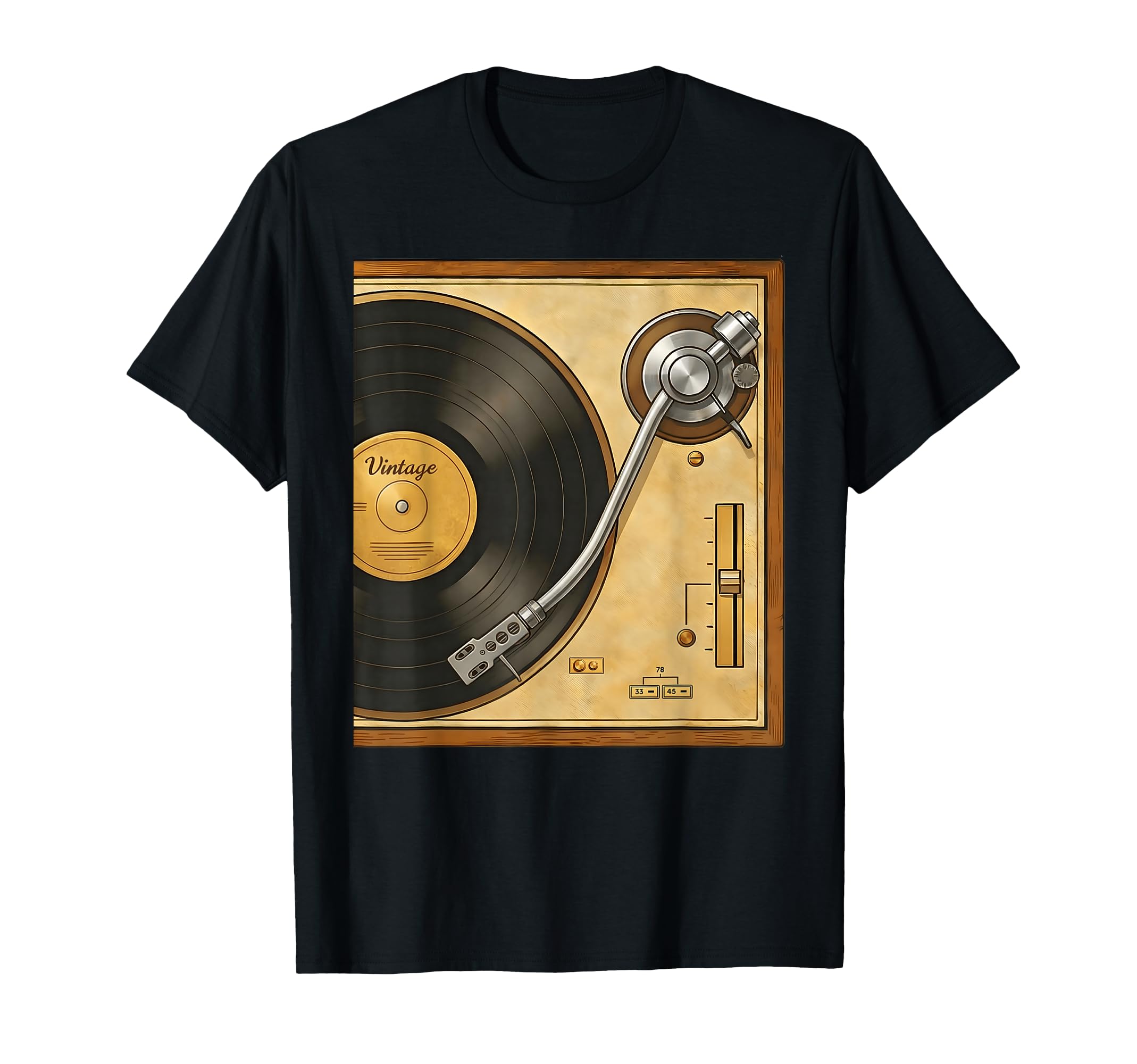 Anatomy Vinyl Record Player Turntable T-Shirt - Fun Novelty Design Unisex - T-Shirt, Sweatshirt, Hoodie