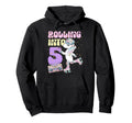 5Th Birthday Roller Skate Party Unicorn 90S Hoodie - Graphic Print Unisex - T-Shirt, Sweatshirt, Hoodie