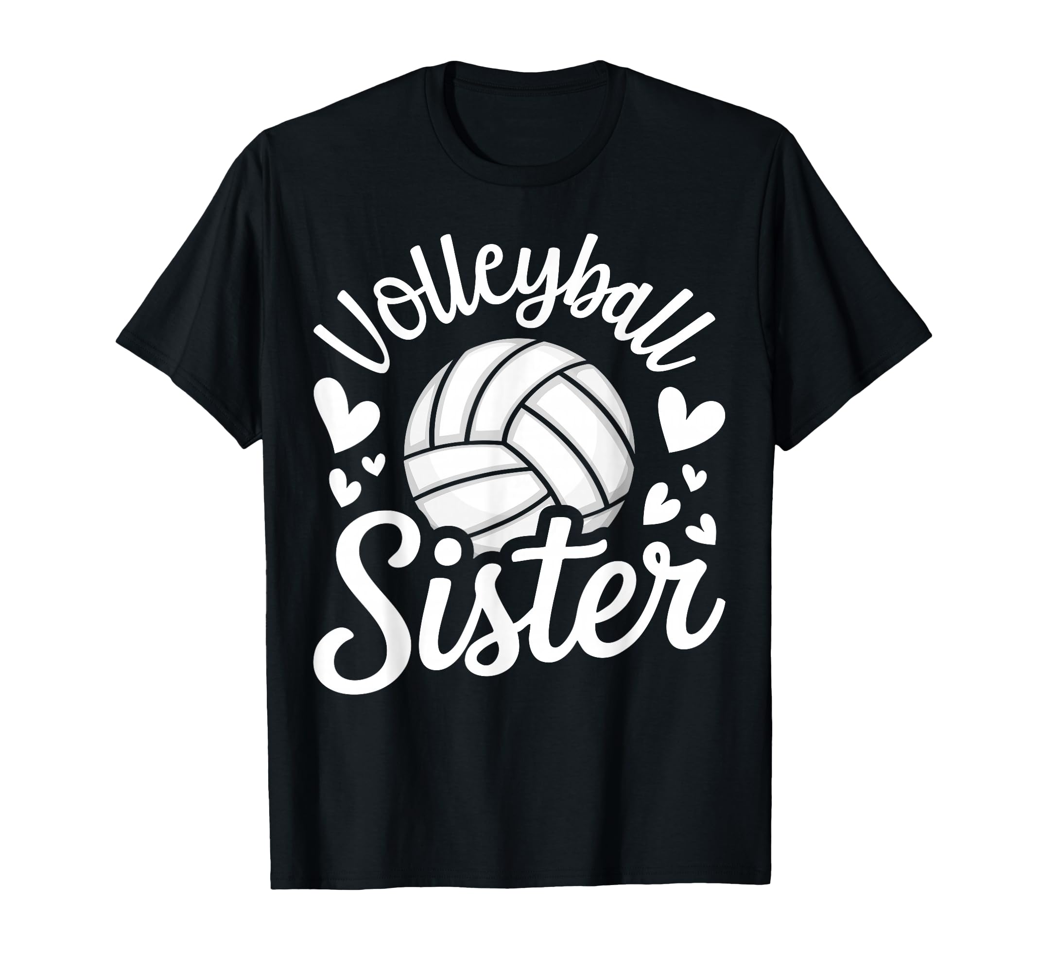 Volleyball Sister Player T-Shirt - Custom Art Print Unisex - T-Shirt, Sweatshirt, Hoodie
