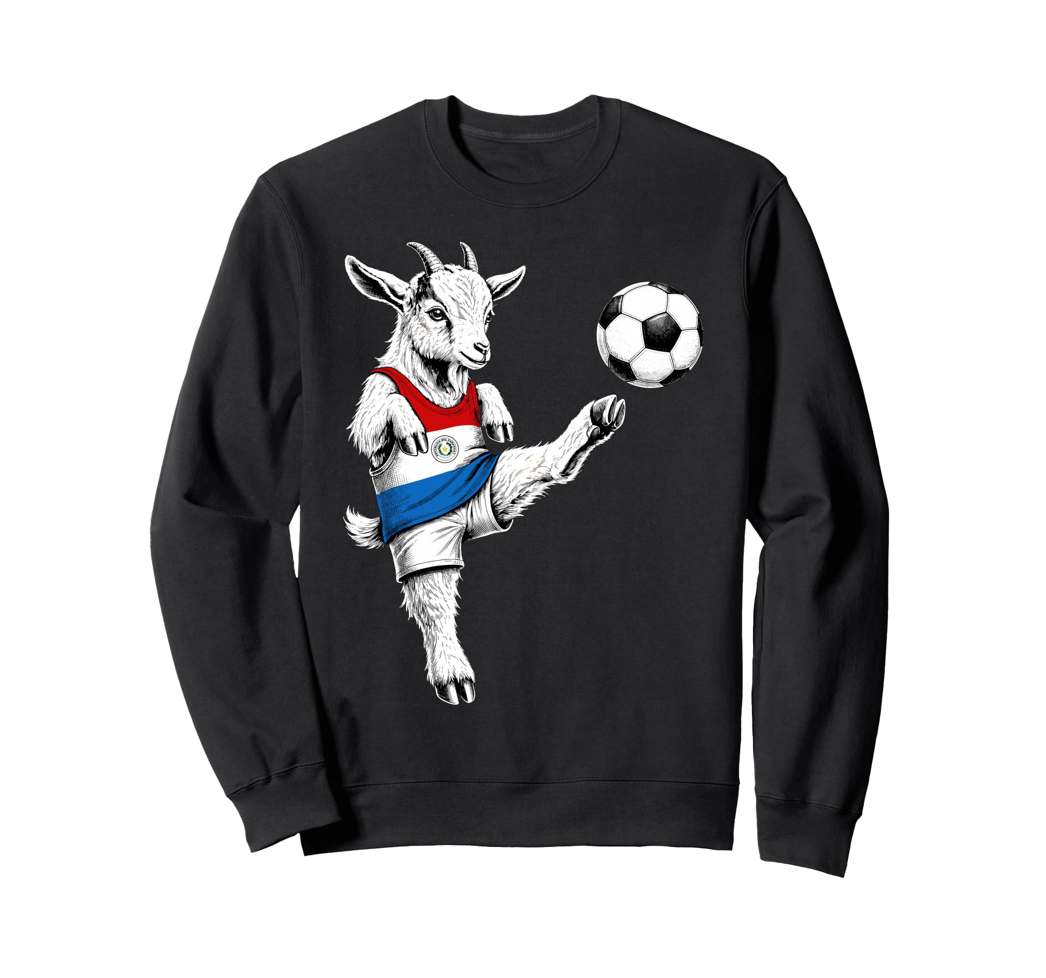 Paraguayn Football Player Sweatshirt - Fun Novelty Design for Adults - T-Shirt, Sweatshirt, Hoodie