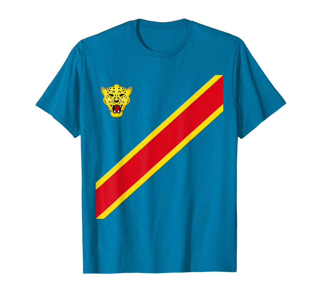 Congo Football Souvenir Flag Drc T-Shirt - Aesthetic Graphic Men Women - T-Shirt, Sweatshirt, Hoodie