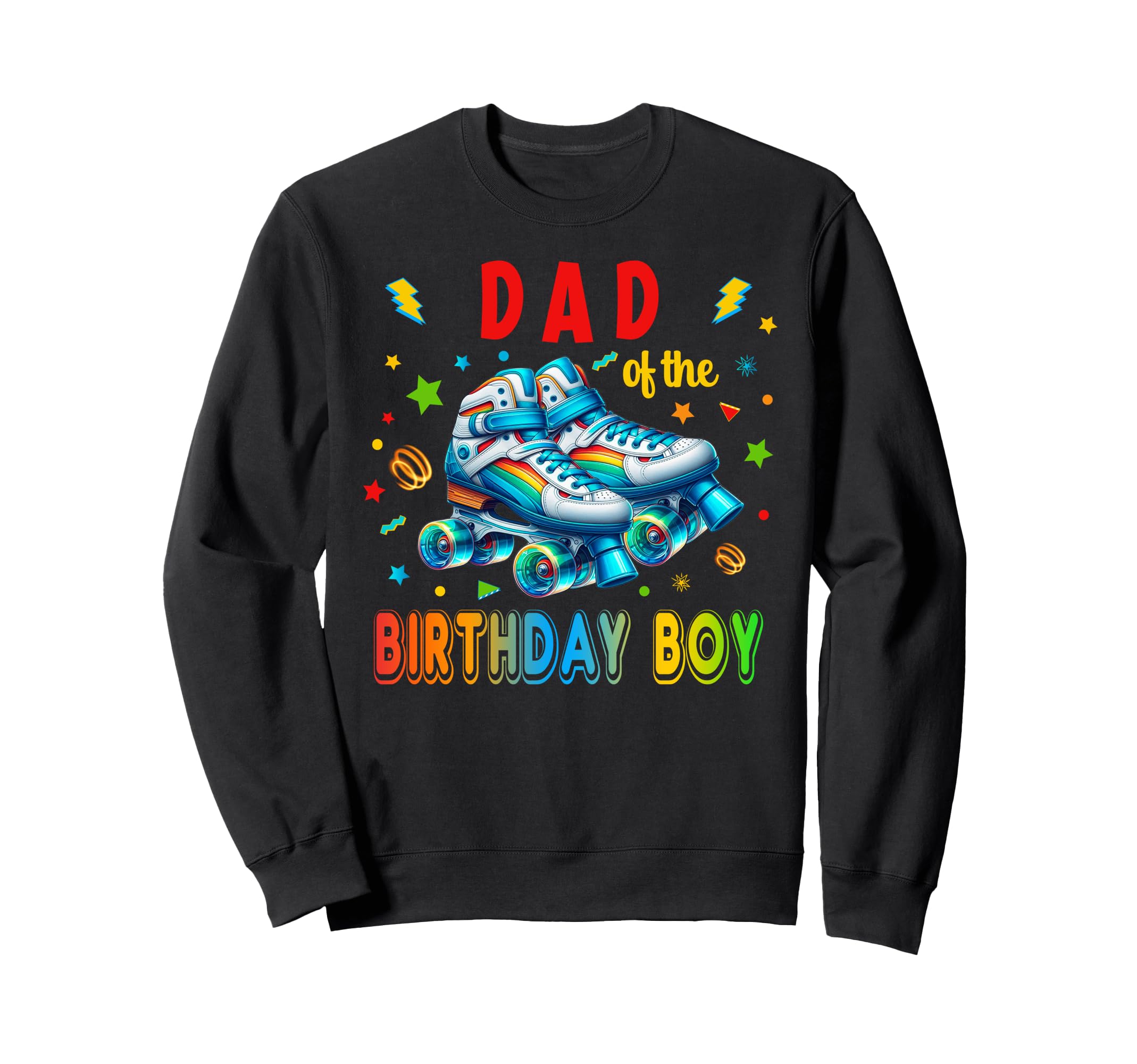 Roller Skates Birthday Party Skating Sweatshirt - Custom Art Print Unisex - T-Shirt, Sweatshirt, Hoodie