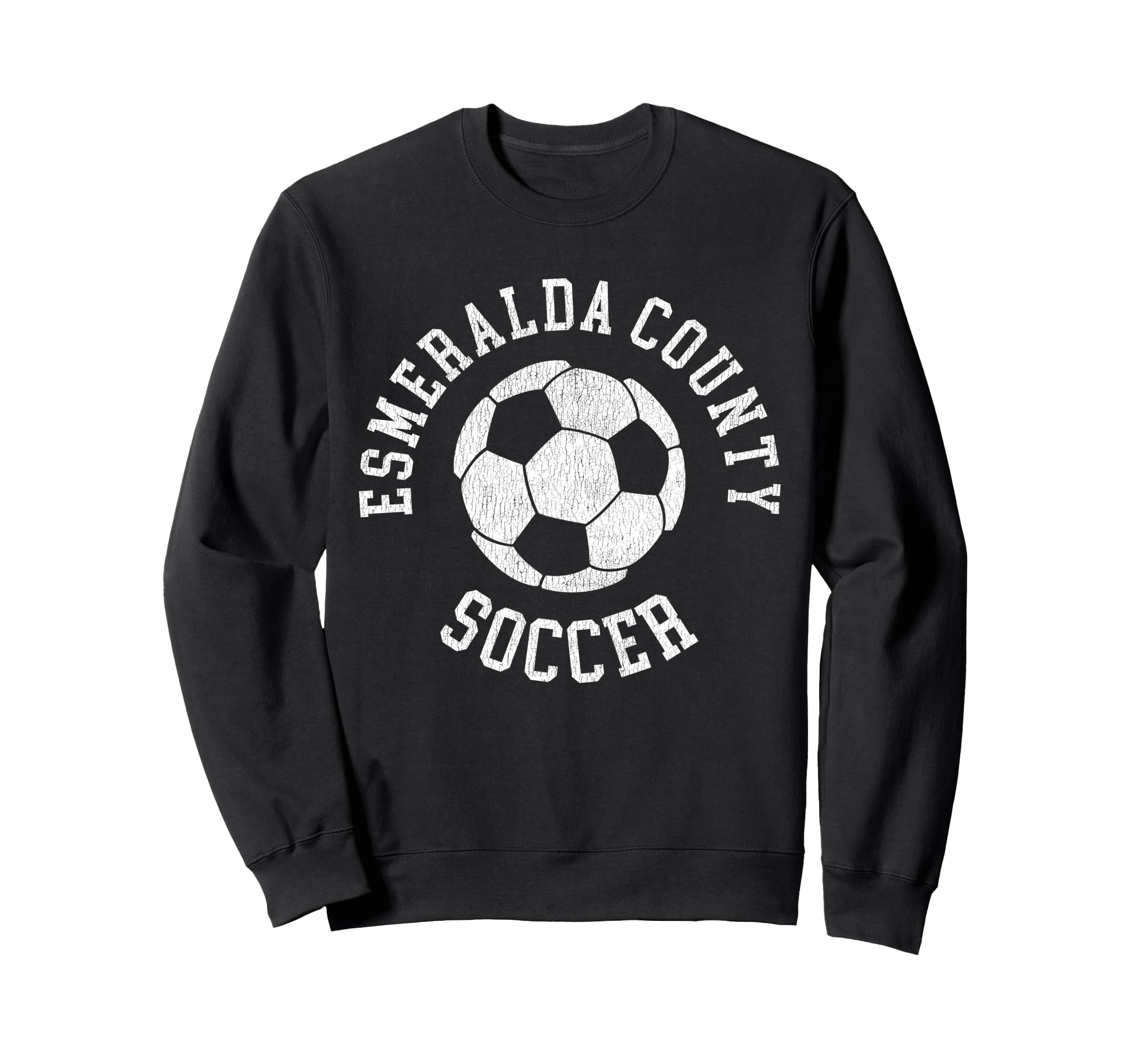 Esmeralda County Soccer Distressed 90S Sweatshirt - Minimalist Print Unisex - T-Shirt, Sweatshirt, Hoodie