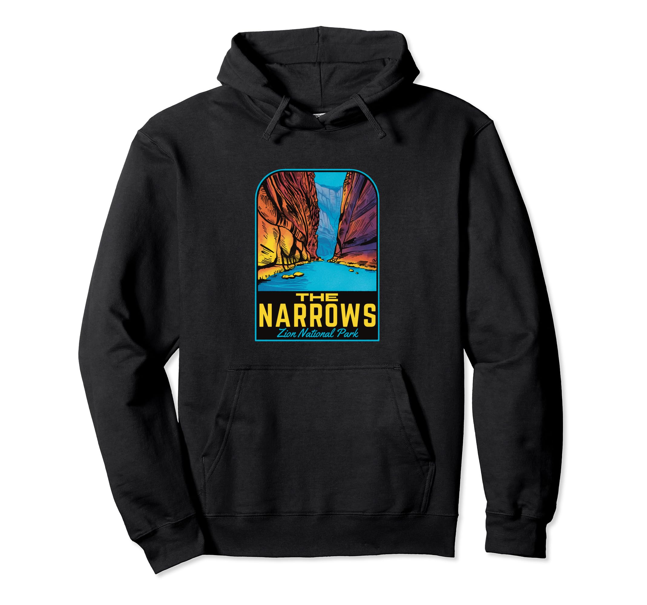 Narrows Zion National Park Hoodie - Casual Everyday Wear for Adults - T-Shirt, Sweatshirt, Hoodie