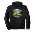 Voyageurs National Park Illustration Badge Hoodie - Custom Art Print Unisex - T-Shirt, Sweatshirt, Hoodie