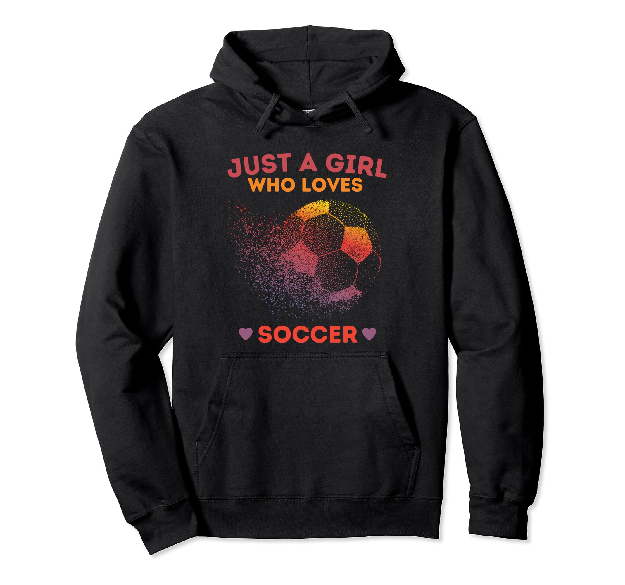 Just Who Loves Soccer Hoodie - Minimalist Print for Adults - T-Shirt, Sweatshirt, Hoodie
