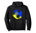 Ukraine Soccer Ball Ukraine Flag Hoodie - Streetwear Style Men Women - T-Shirt, Sweatshirt, Hoodie