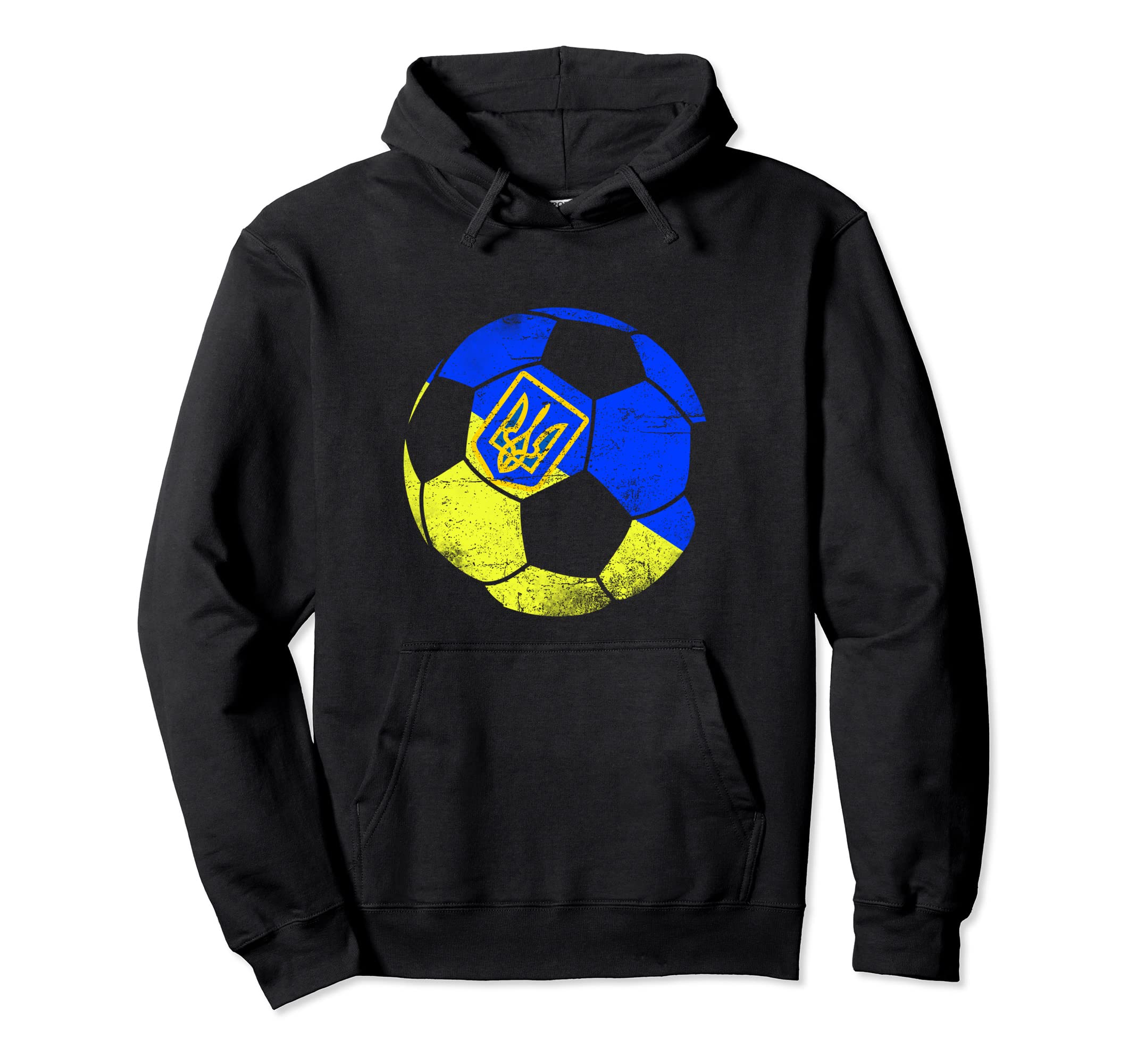 Ukraine Soccer Ball Ukraine Flag Hoodie - Streetwear Style Men Women - T-Shirt, Sweatshirt, Hoodie