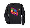 Pop Art Cassette Player Music Sweatshirt - Casual Everyday Wear Men Women - T-Shirt, Sweatshirt, Hoodie