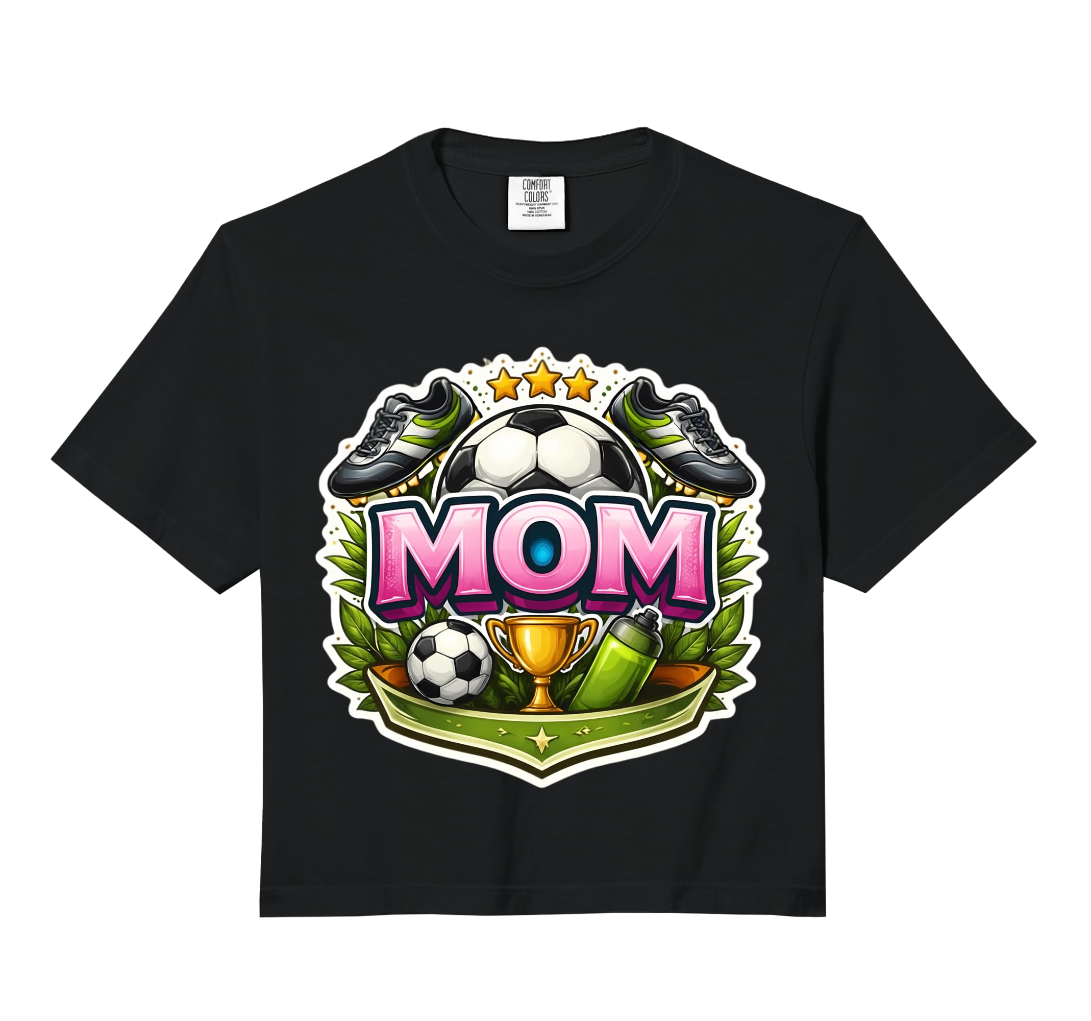 Soccer Mama Mothers Day Football T-Shirt - Custom Art Print Men Women - T-Shirt, Sweatshirt, Hoodie