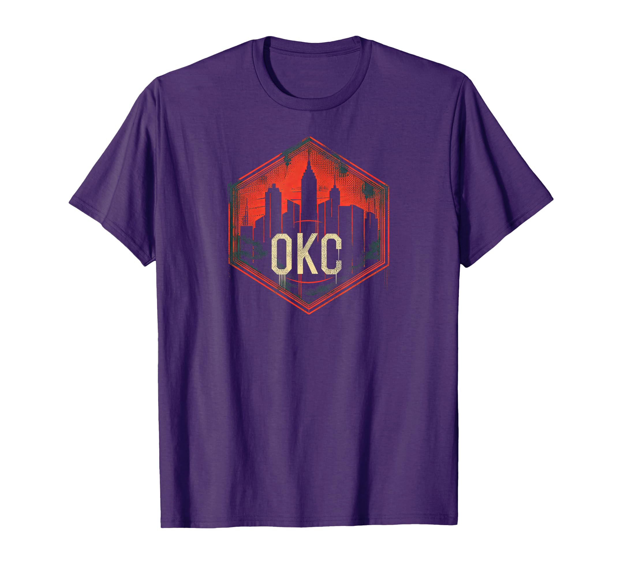 Okc Grit 90S Grunge Urbandecay Mens T-Shirt - Fun Novelty Design Unisex - T-Shirt, Sweatshirt, Hoodie