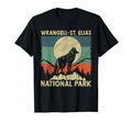 Wolf Wrangell St Elias National Park T-Shirt - Fun Novelty Design Unisex - T-Shirt, Sweatshirt, Hoodie