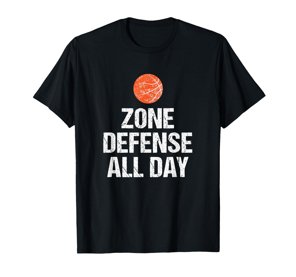 Funny Basketball Coach Gift Zone Defense T-Shirt - Custom Art Print Unisex - T-Shirt, Sweatshirt, Hoodie