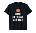 Funny Basketball Coach Gift Zone Defense T-Shirt - Custom Art Print Unisex - T-Shirt, Sweatshirt, Hoodie
