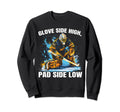 Ice Hockey Goalie Goaltender Sweatshirt - Minimalist Print Men Women - T-Shirt, Sweatshirt, Hoodie