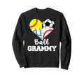Ball Grammy Soccer Baseball Softball Sweatshirt - Graphic Print Men Women - T-Shirt, Sweatshirt, Hoodie