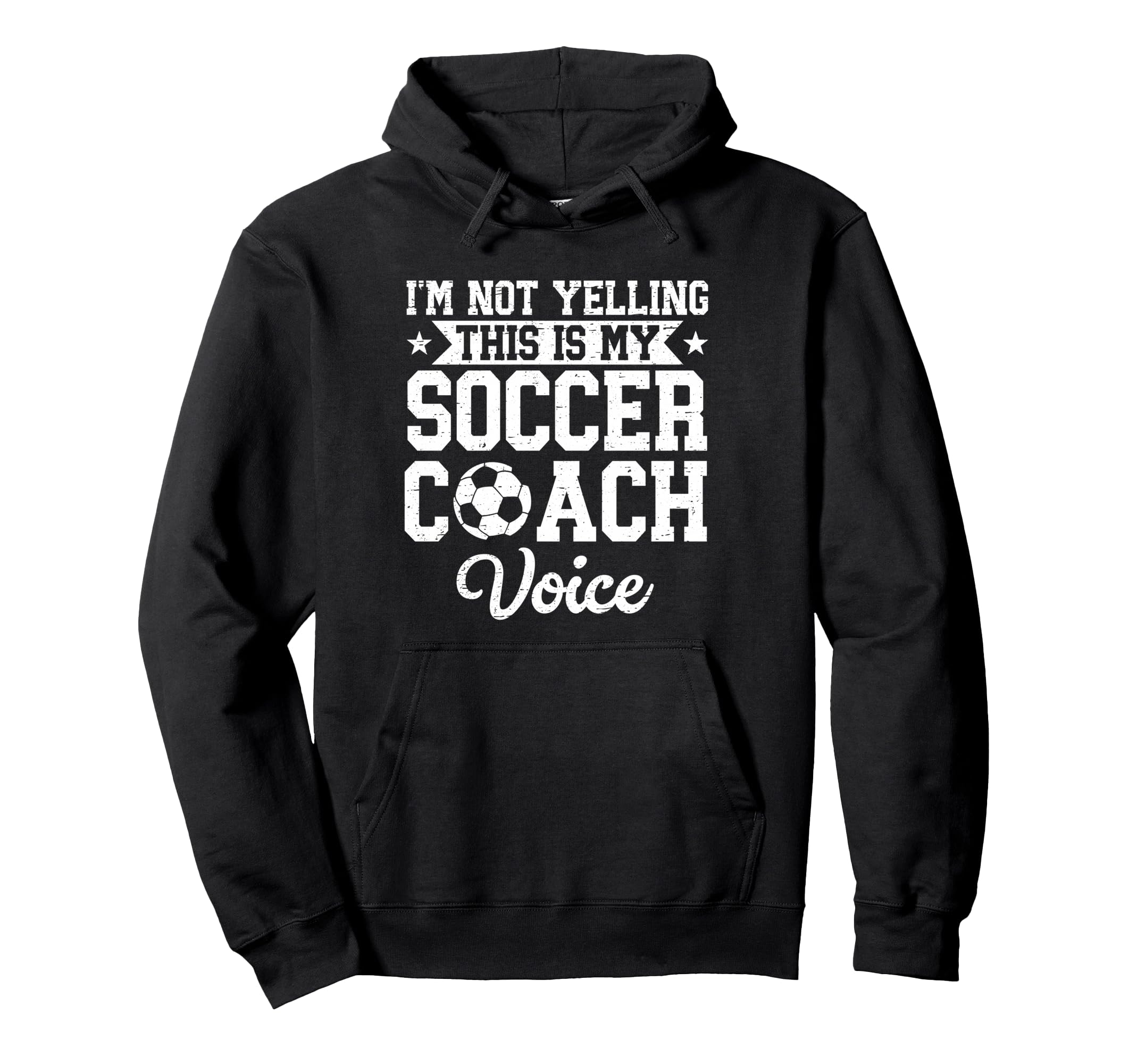 Im Not Yelling This Is My Soccer Coach Hoodie - Minimalist Print Men Women - T-Shirt, Sweatshirt, Hoodie