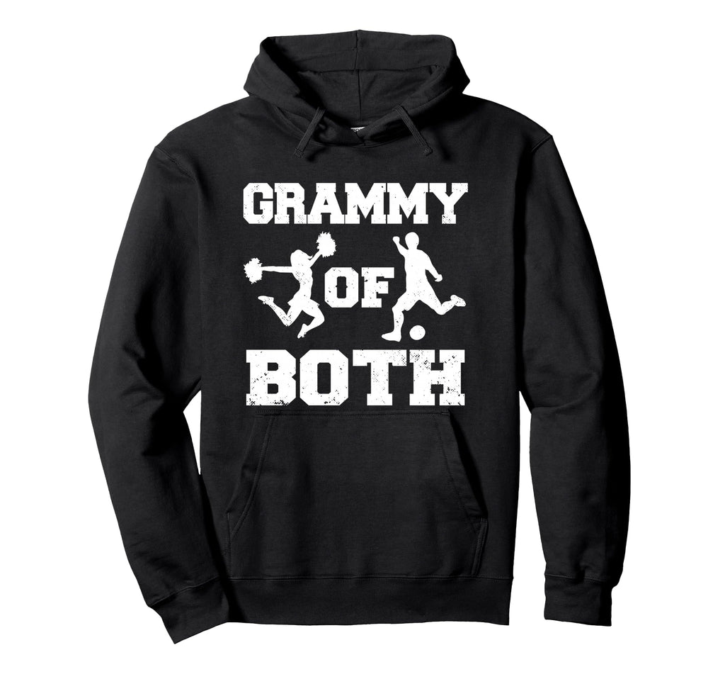 Grammy Both Cheer Soccer Funny Hoodie - Casual Everyday Wear Men Women - T-Shirt, Sweatshirt, Hoodie
