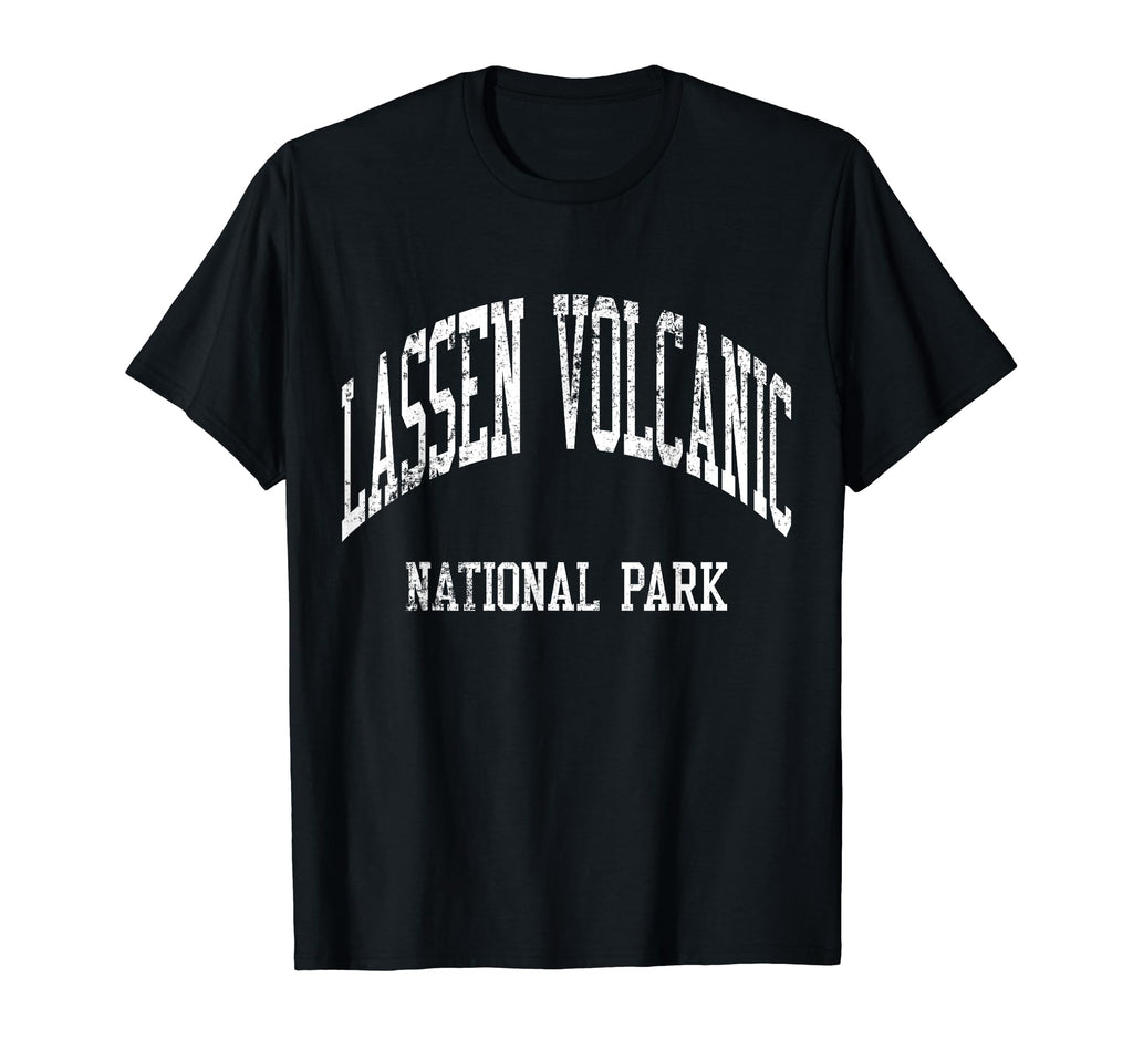 Lassen Volcanic National Park 70S T-Shirt - Casual Everyday Wear Men Women - T-Shirt, Sweatshirt, Hoodie