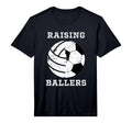 Mens Raising Ballers Soccer T-Shirt - Minimalist Print Men Women - T-Shirt, Sweatshirt, Hoodie