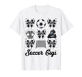 Soccer Gigi Bow Soccer Mom Mommy T-Shirt - Streetwear Style Men Women - T-Shirt, Sweatshirt, Hoodie