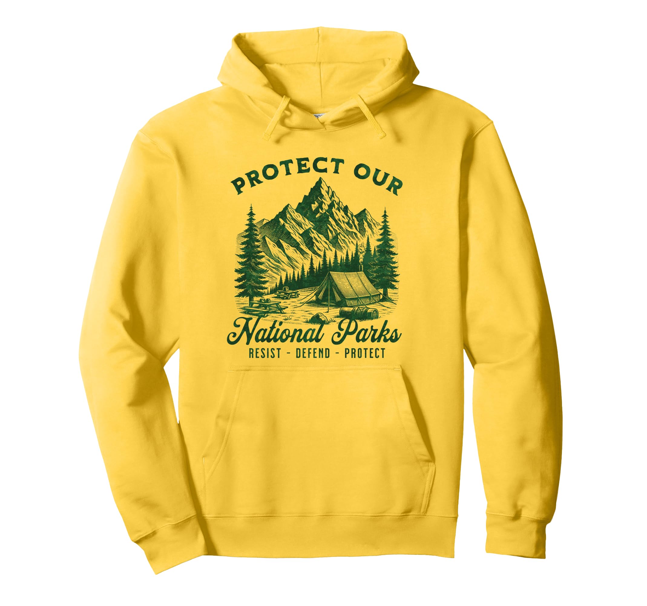Protect National Parks Defend Hiking Hoodie - Novelty Apparel Men Women - T-Shirt, Sweatshirt, Hoodie