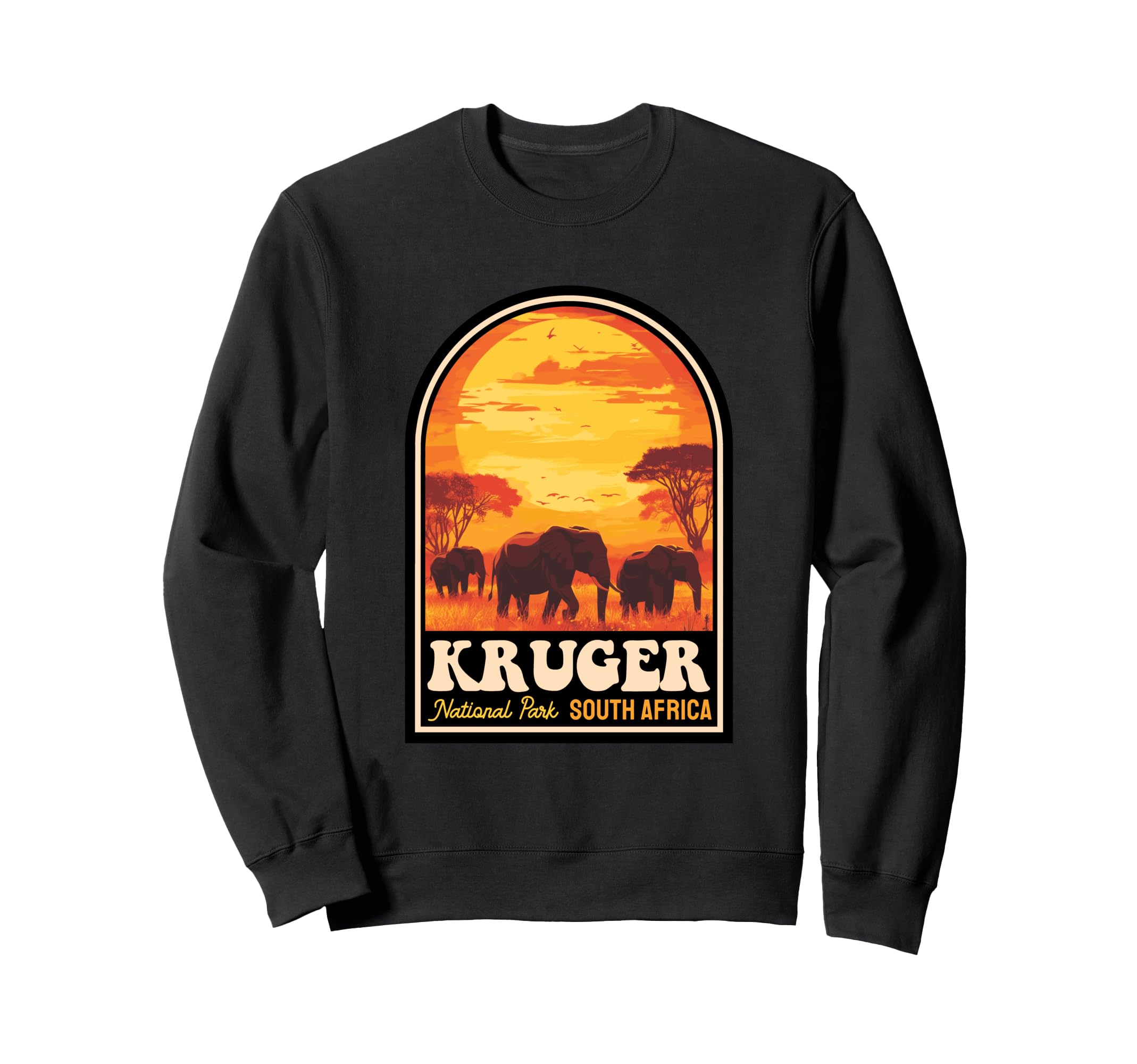 Kruger National Park South Sweatshirt - Fun Novelty Design for Adults - T-Shirt, Sweatshirt, Hoodie