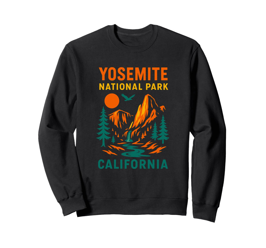 Yosemite National Park Sweatshirt - Casual Everyday Wear for Adults - T-Shirt, Sweatshirt, Hoodie