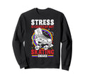 Roller Skating Skate 1970S Stress Is Sweatshirt - Graphic Print for Adults - T-Shirt, Sweatshirt, Hoodie