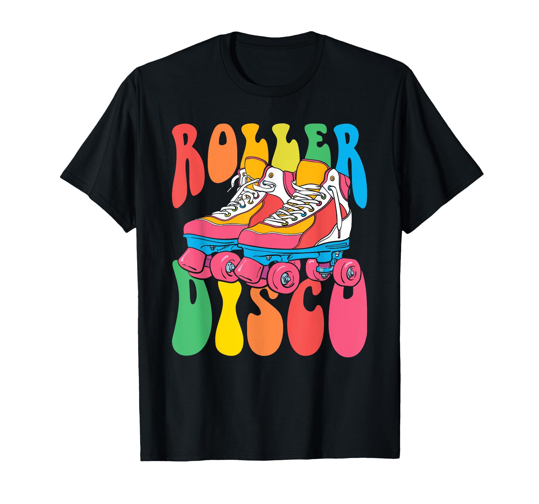 Roller Disco Seventies 70S Costume T-Shirt - Fun Novelty Design Men Women - T-Shirt, Sweatshirt, Hoodie