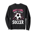Soccer Daughter Just Who Loves Sweatshirt - Custom Art Print for Adults - T-Shirt, Sweatshirt, Hoodie
