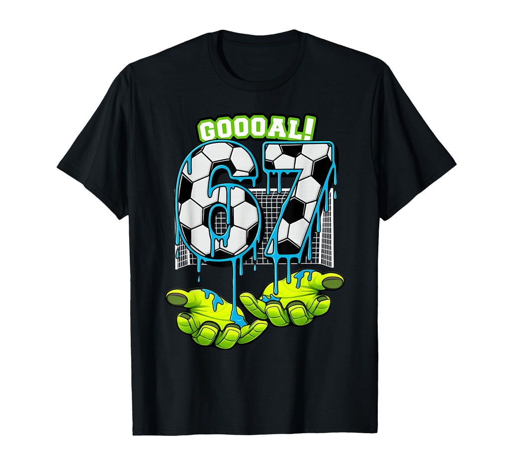 Soccer 67 Six Seven Funny Gen Alpha T-Shirt - Novelty Apparel for Adults - T-Shirt, Sweatshirt, Hoodie