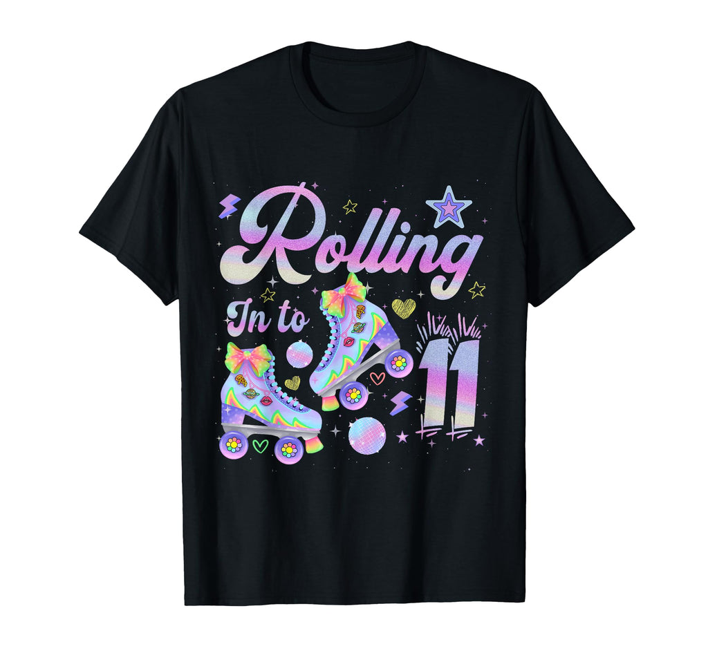 Rolling To 11 Years Old Roller Skate T-Shirt - Streetwear Style Unisex - T-Shirt, Sweatshirt, Hoodie