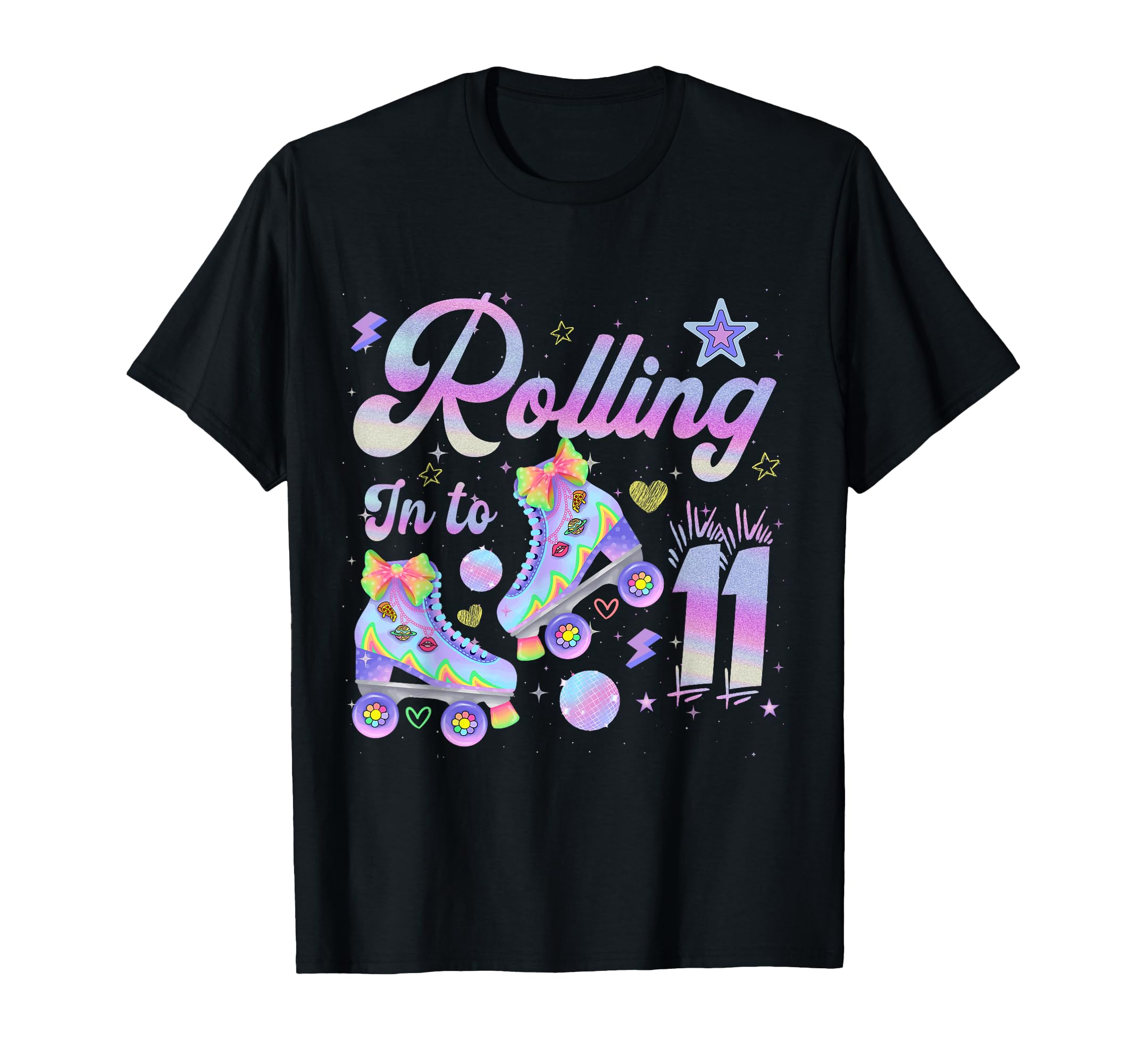 Rolling To 11 Years Old Roller Skate T-Shirt - Streetwear Style Unisex - T-Shirt, Sweatshirt, Hoodie