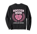 Soccer Mom Social Club Heart Sweatshirt - Novelty Apparel for Adults - T-Shirt, Sweatshirt, Hoodie