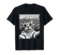 California Cat Taking Selfie Hollywood T-Shirt - Unique Graphic for Adults - T-Shirt, Sweatshirt, Hoodie