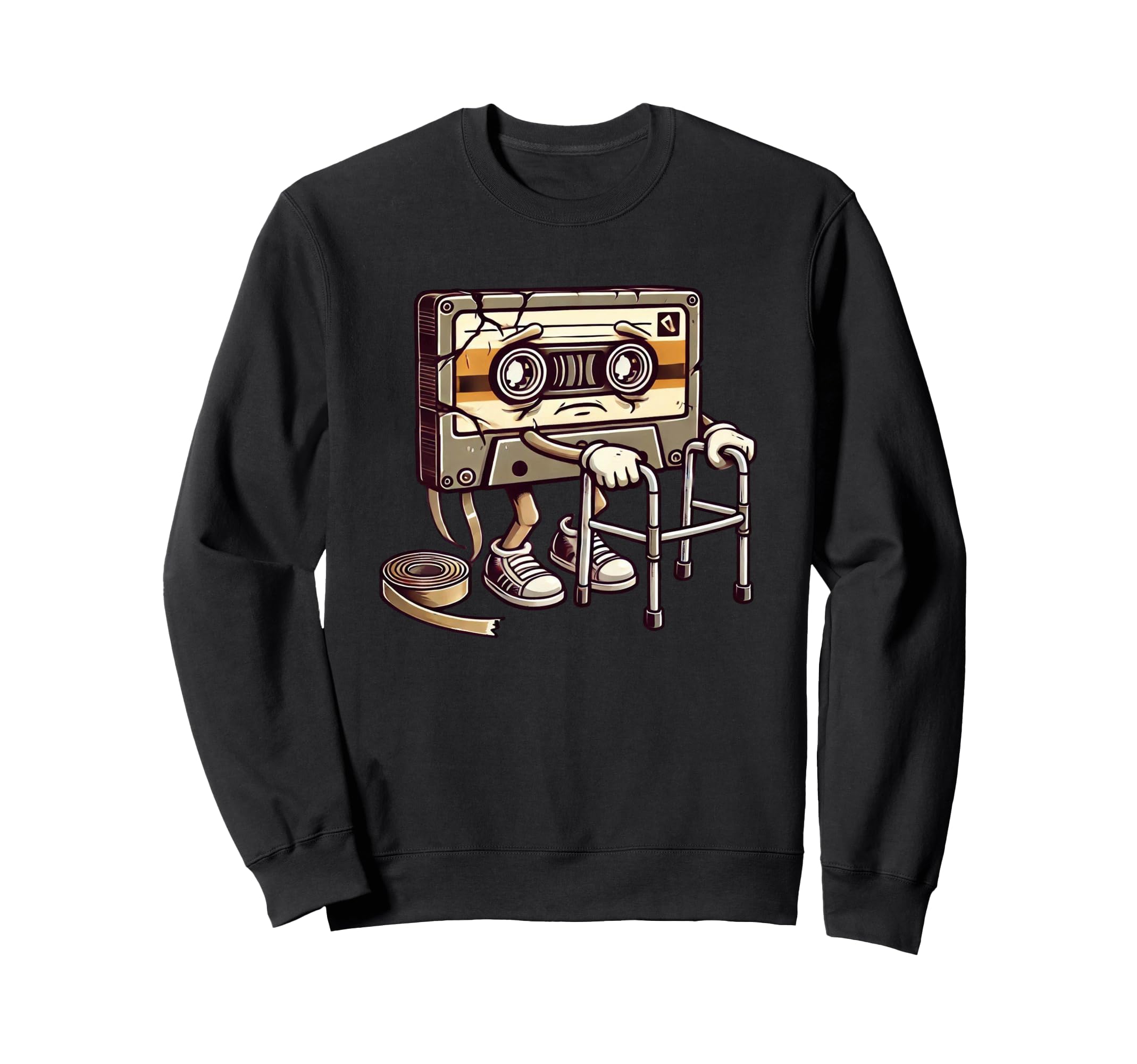 Cassette Tape 80S Music Lover Sweatshirt - Custom Art Print for Adults - T-Shirt, Sweatshirt, Hoodie