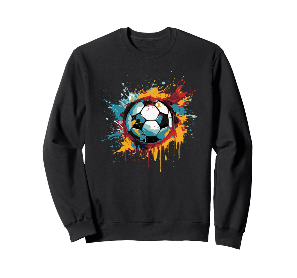 Dark Soccer Football Love Hoodie - Fun Novelty Design Men Women - T-Shirt, Sweatshirt, Hoodie
