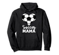 Soccer Mama Funny Soccer Heart Hoodie - Fun Novelty Design Men Women - T-Shirt, Sweatshirt, Hoodie