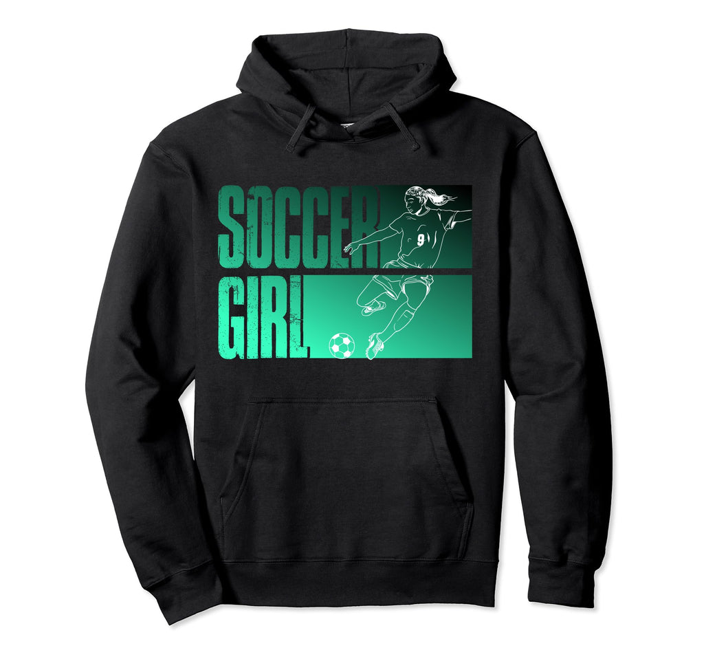 Soccer Funny Footballer Ball And Hoodie - Casual Everyday Wear Men Women - T-Shirt, Sweatshirt, Hoodie