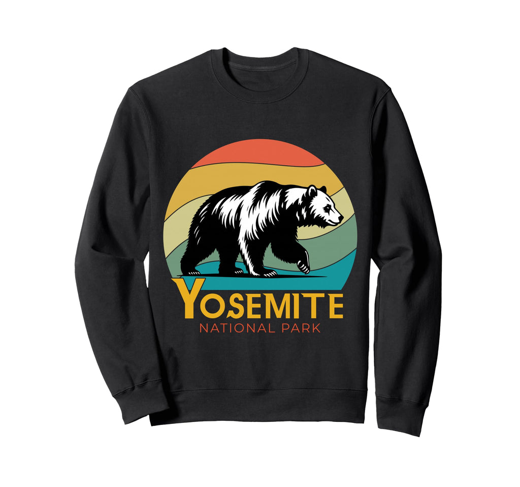 Yosemite National Park California State Sweatshirt - Unique Graphic Unisex - T-Shirt, Sweatshirt, Hoodie