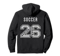 Soccer Senior 2026 Back Soccer Senior Hoodie - Streetwear Style Unisex - T-Shirt, Sweatshirt, Hoodie