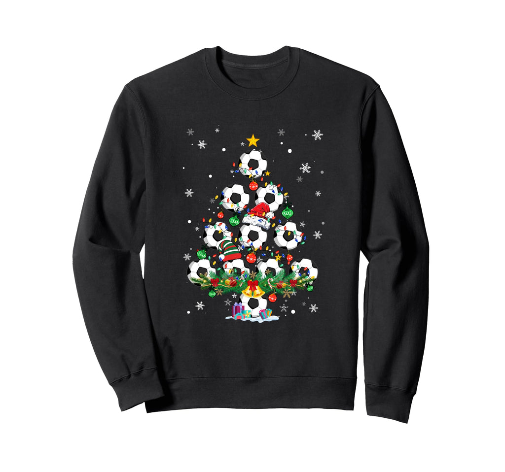 Soccer Tree Santa Soccer X Mas Sweatshirt - Streetwear Style for Adults - T-Shirt, Sweatshirt, Hoodie