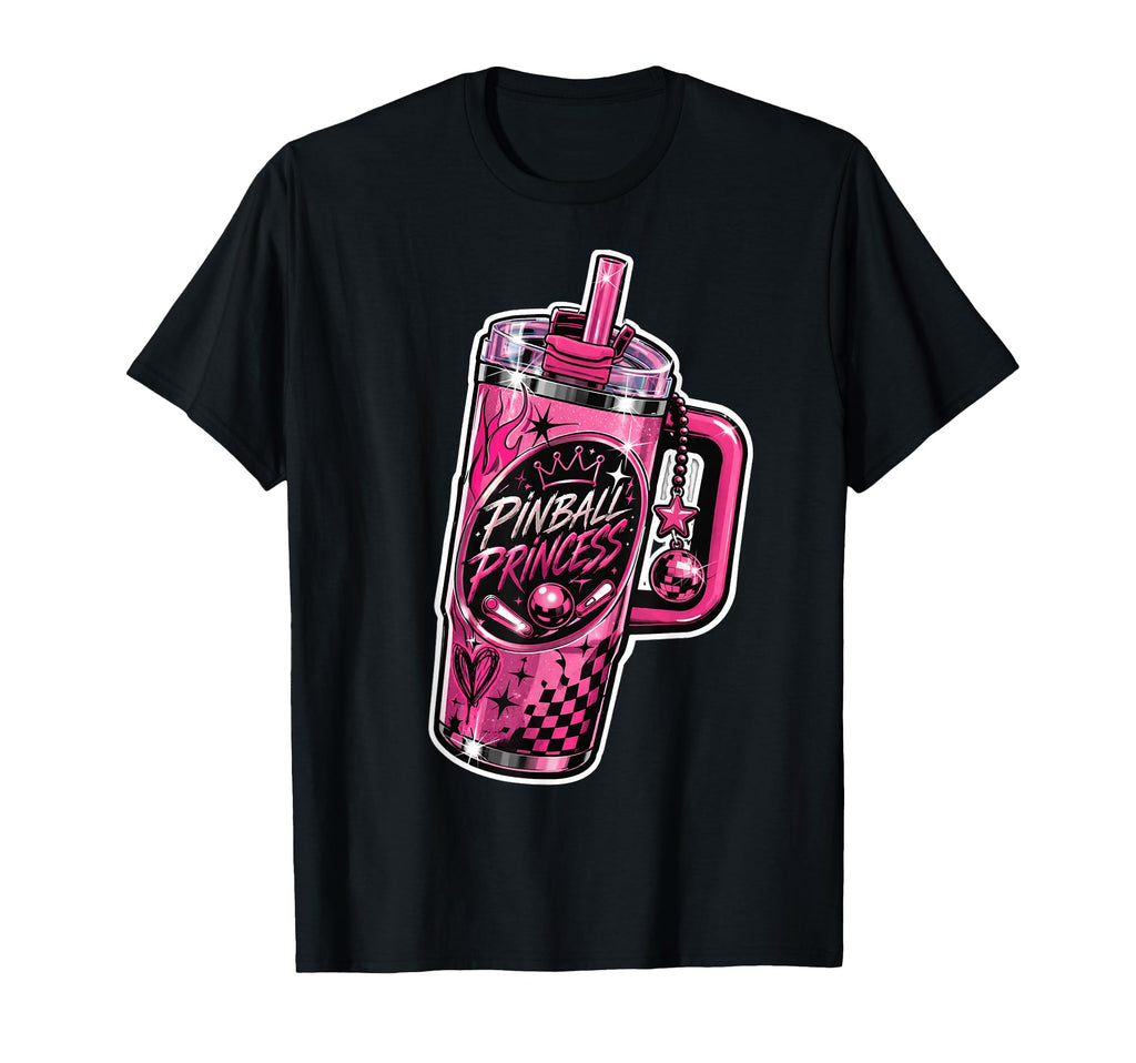 Pinball Princess Machines Funny Arcade T-Shirt - Trendy Graphic Men Women - T-Shirt, Sweatshirt, Hoodie