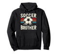 Soccer Brother Family Matching Team Hoodie - Minimalist Print Men Women - T-Shirt, Sweatshirt, Hoodie