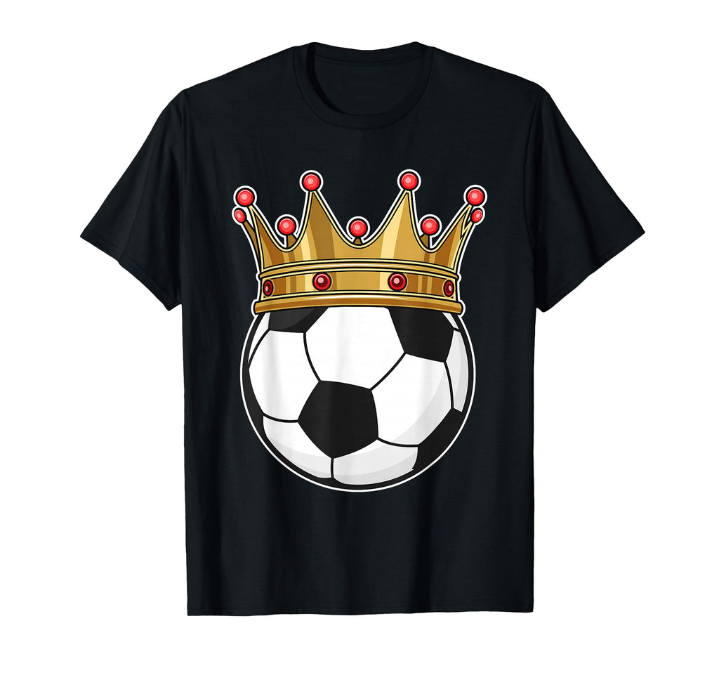 Soccer Crown T-Shirt - Minimalist Print Men Women - T-Shirt, Sweatshirt, Hoodie