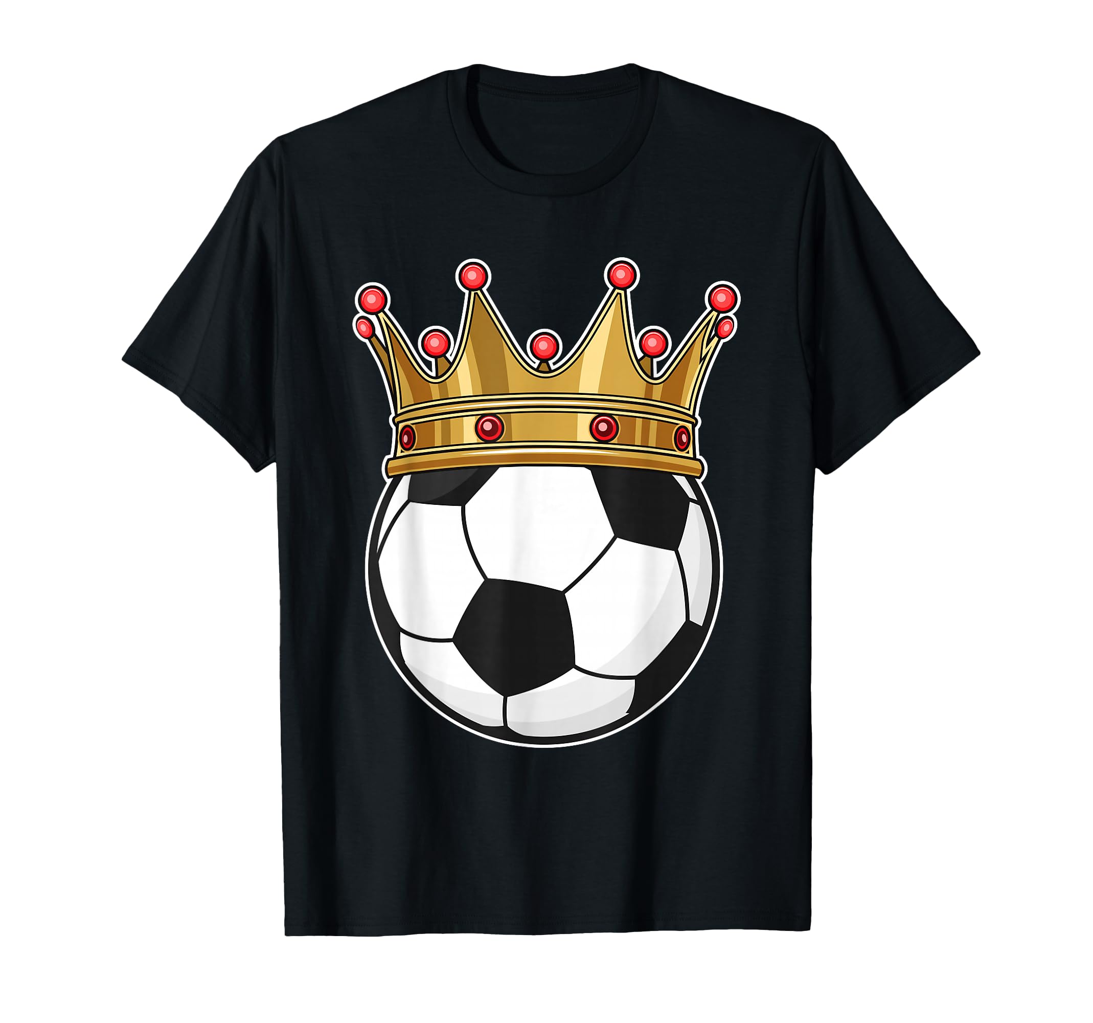 Soccer Crown T-Shirt - Minimalist Print Men Women - T-Shirt, Sweatshirt, Hoodie