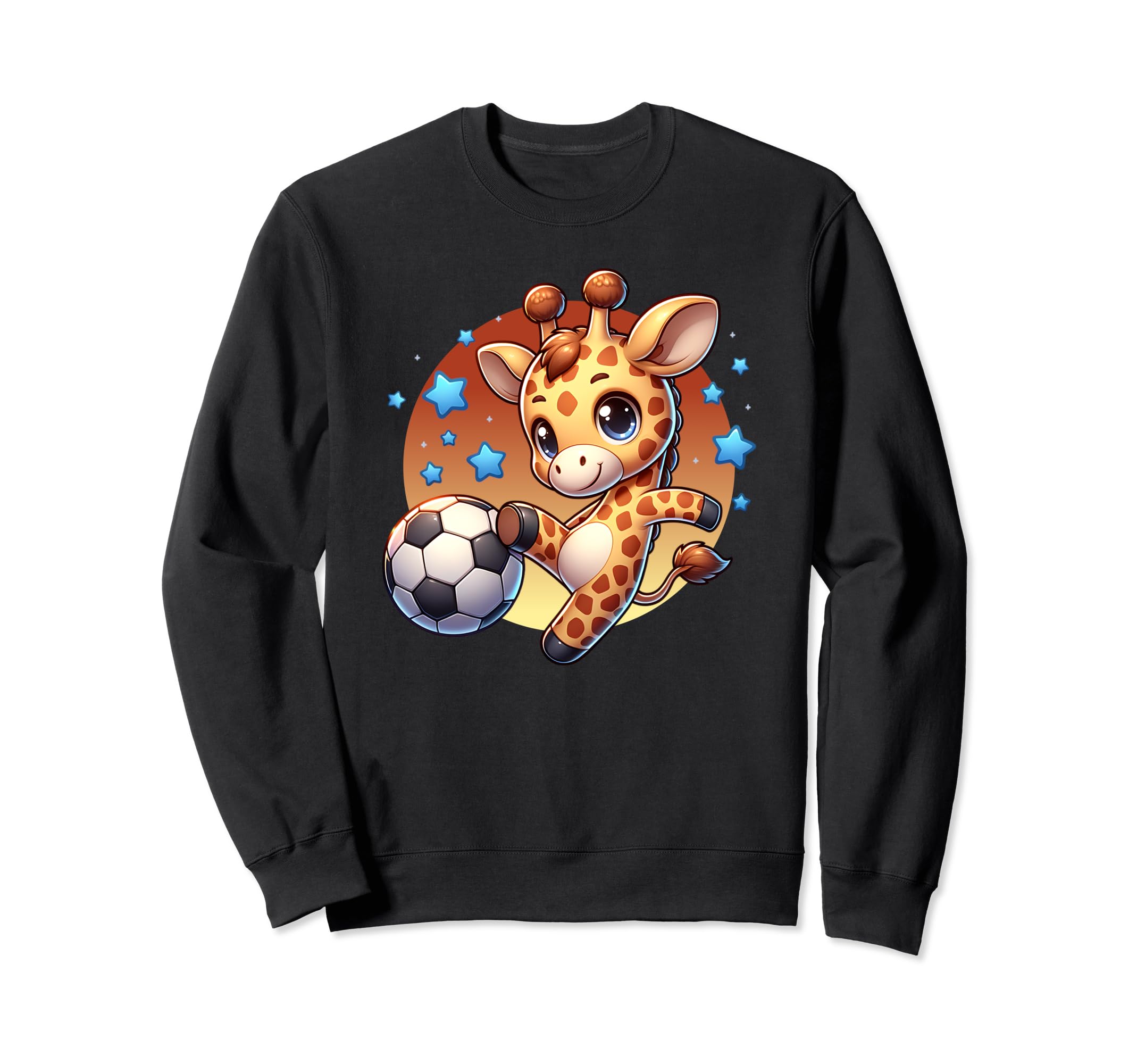 Giraffe Soccer Player Kicking Soccer Sweatshirt - Novelty Apparel Unisex - T-Shirt, Sweatshirt, Hoodie