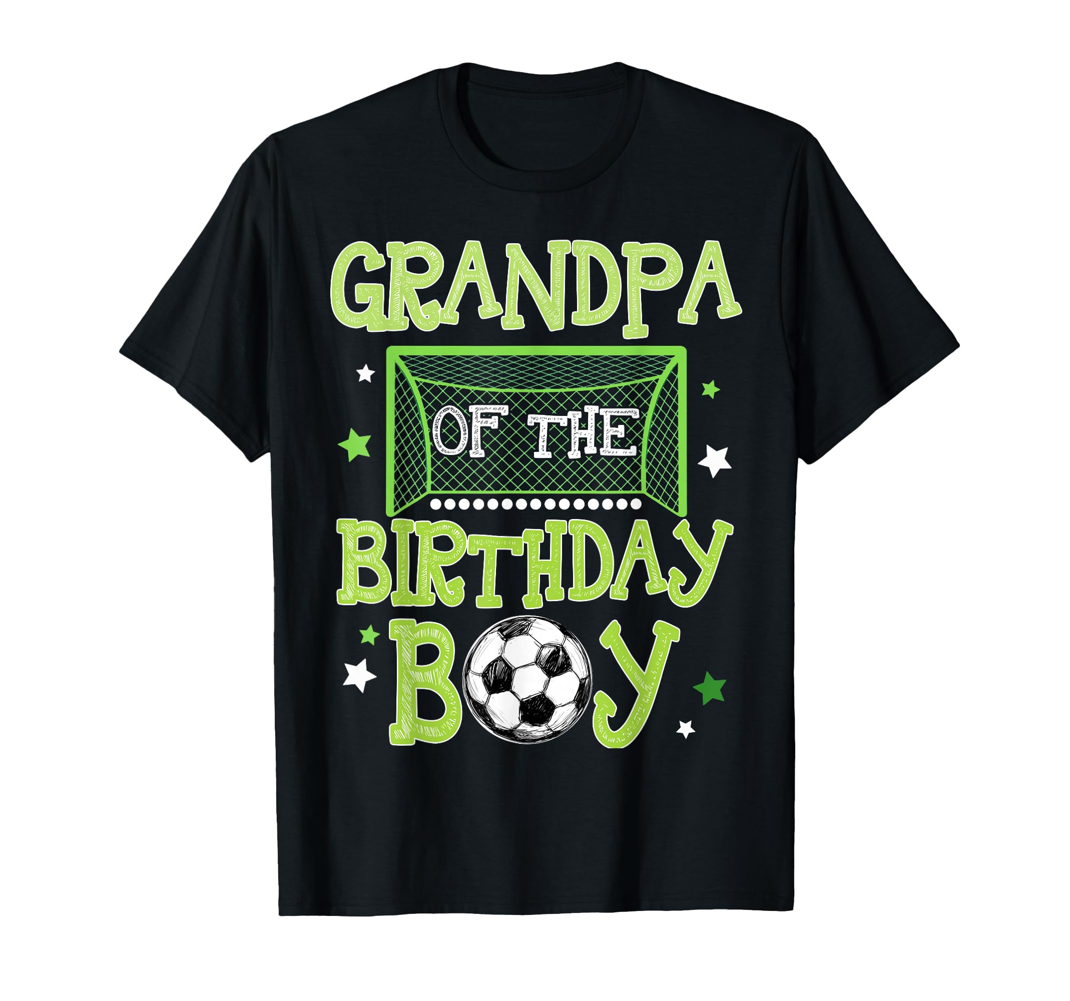 Grandpa Birthday Soccer Family Matching T-Shirt - Trendy Graphic Unisex - T-Shirt, Sweatshirt, Hoodie